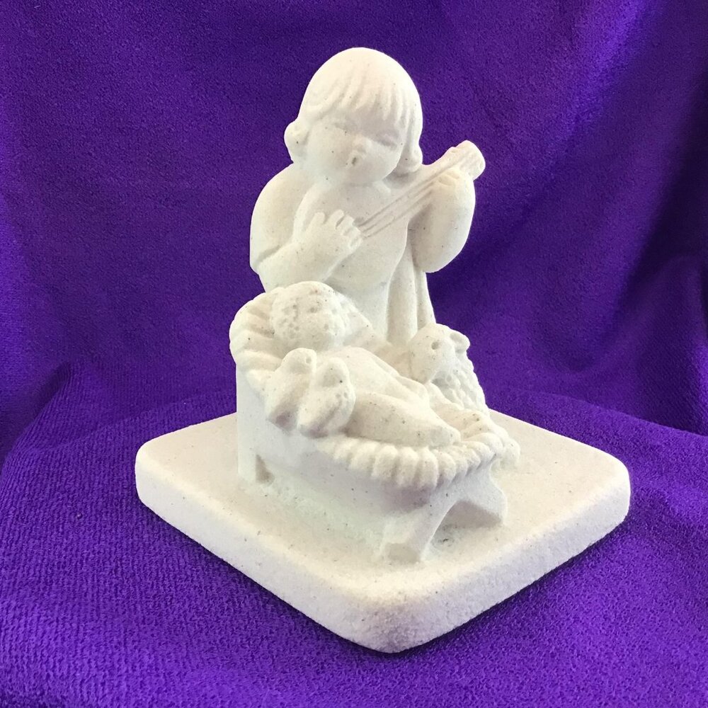 Marbell Stone Art Nativity Figurine Made in Belgium Baby Jesus Christmas